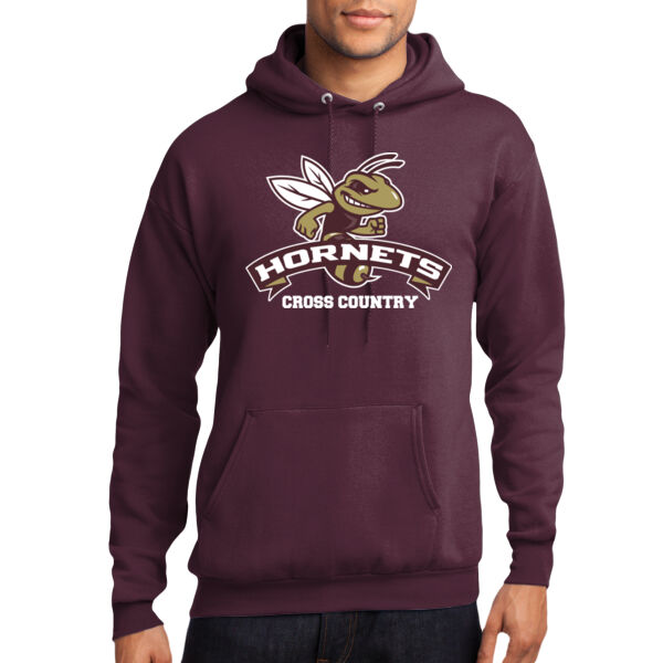 Hornets Cross Country - Lightweight Core Fleece Pullover Hooded Sweatshirt Thumbnail