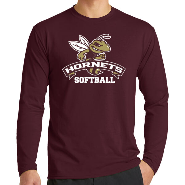 Hornets Softball - Long Sleeve Performance Blend Tee Thumbnail