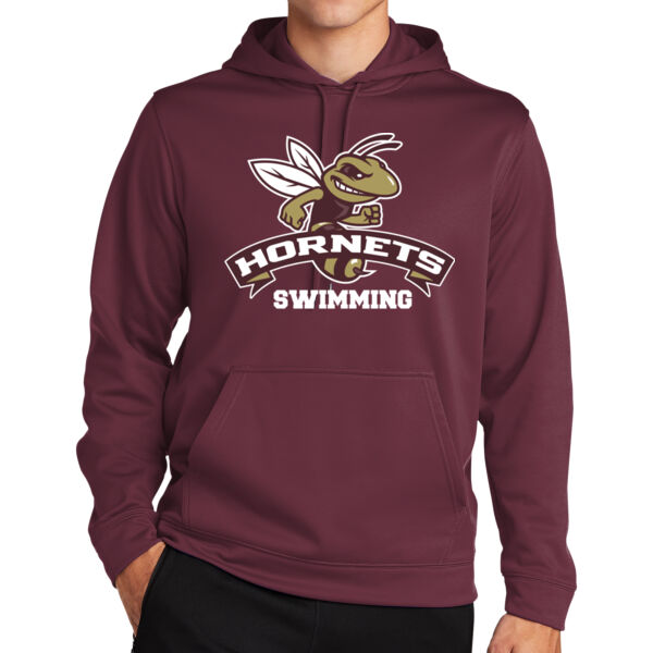 Hornets Swimming - Sport Wick ® Fleece Hooded Pullover Thumbnail