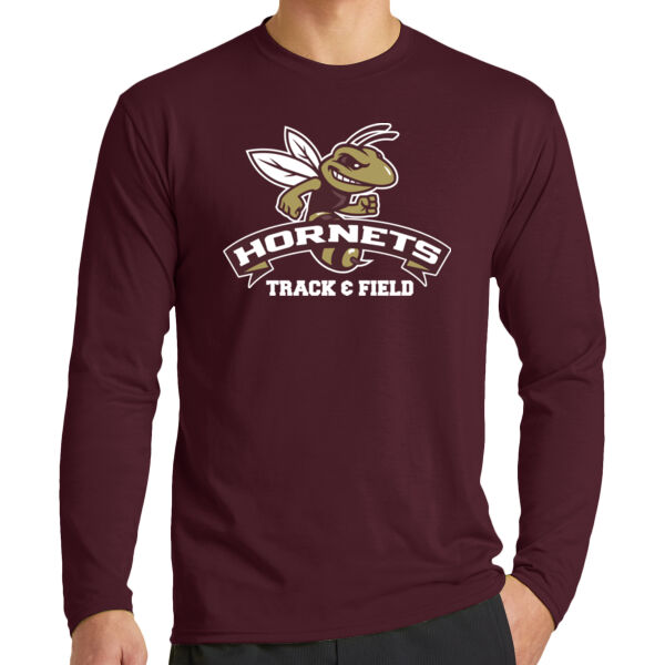 Hornets Track & Field - Long Sleeve Performance Blend Tee Thumbnail