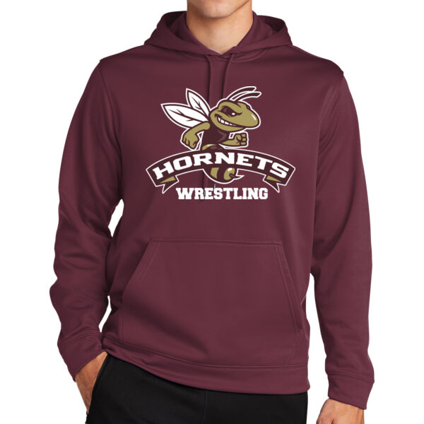 Hornets Wrestling - Sport Wick ® Fleece Hooded Pullover Thumbnail