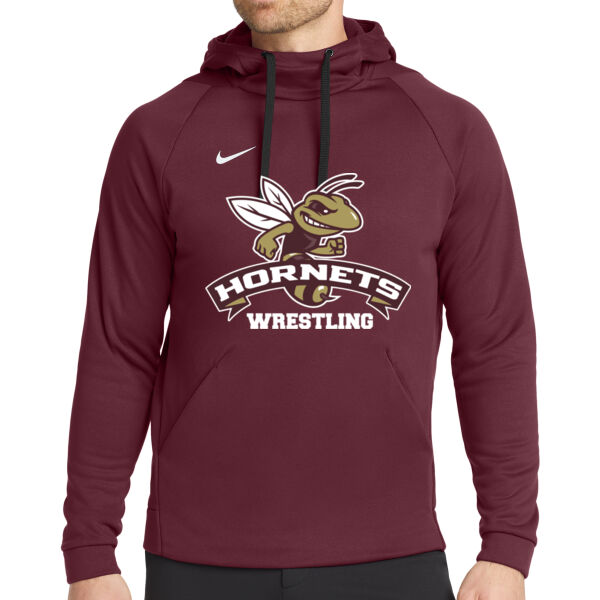 Hornets Wrestling - Nike Therma FIT Pullover Fleece Hoodie Thumbnail