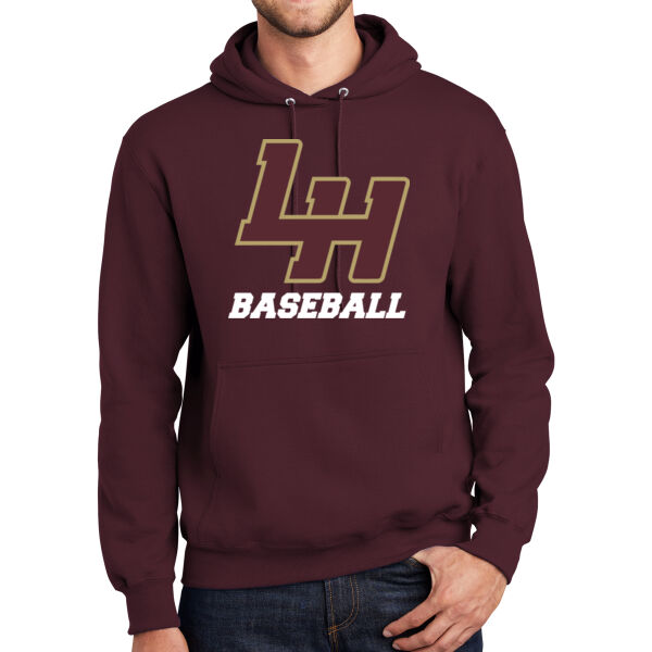 LH Baseball - Mediumweight Fleece Pullover Hooded Sweatshirt Thumbnail