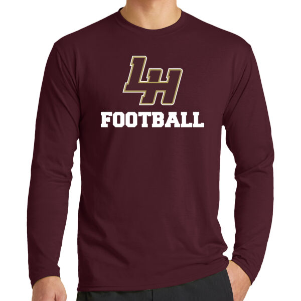 LH Football - Long Sleeve Performance Blend Tee Thumbnail