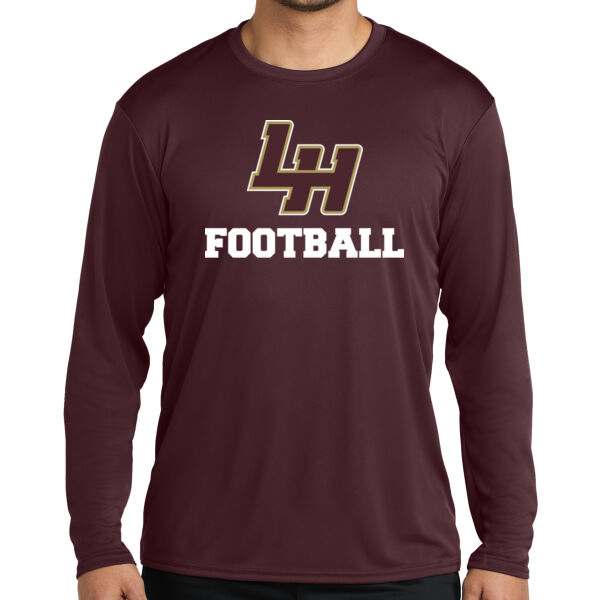 LH Football - Long Sleeve Performance Tee Thumbnail