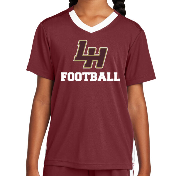 LH Football - Youth Competitor United V Neck Thumbnail