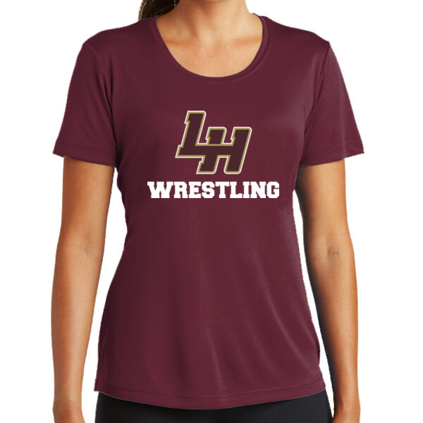 LH Wrestling - Ladies 100% Poly T-Shirt Thumbnail