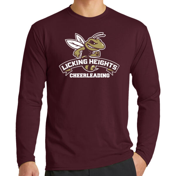 Licking Heights Cheerleading - Long Sleeve Performance Blend Tee Thumbnail