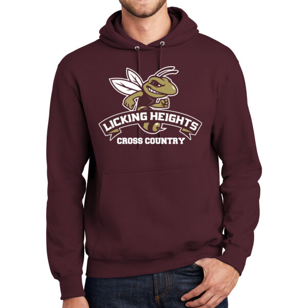 Licking Heights Cross Country - Mediumweight Fleece Pullover Hooded Sweatshirt Thumbnail