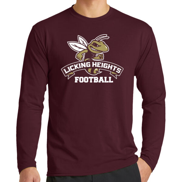 Licking Heights Football - Long Sleeve Performance Blend Tee Thumbnail