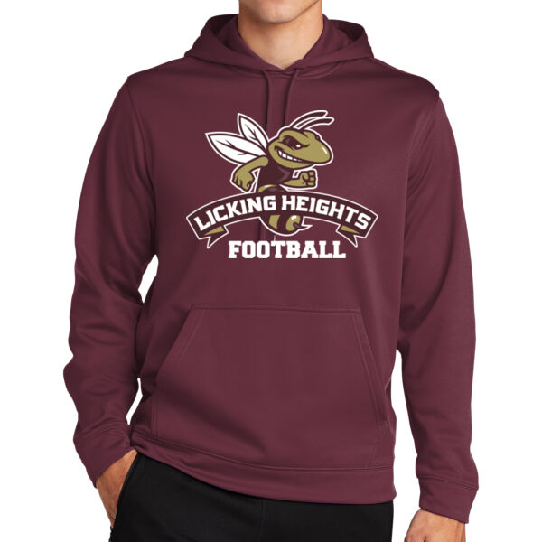 Licking Heights Football - Sport Wick ® Fleece Hooded Pullover Thumbnail