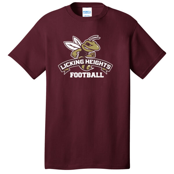 Licking Heights Football - 5.4oz Core Cotton Tee Thumbnail