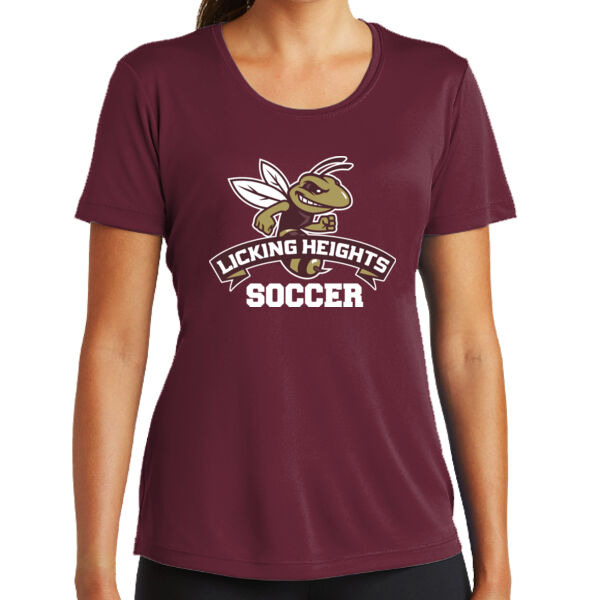 Licking Heights Soccer - Ladies 100% Poly T-Shirt Thumbnail