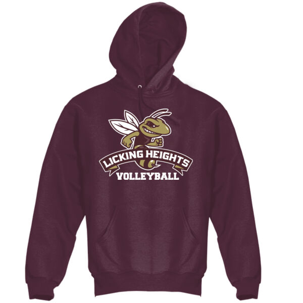 Licking Heights Volleyball - Super Heavyweight Pullover Hooded Sweatshirt Thumbnail