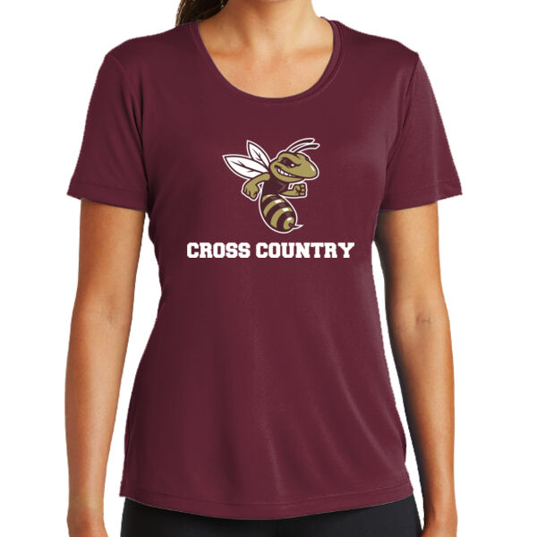 Cross Country - Ladies 100% Poly T-Shirt Thumbnail