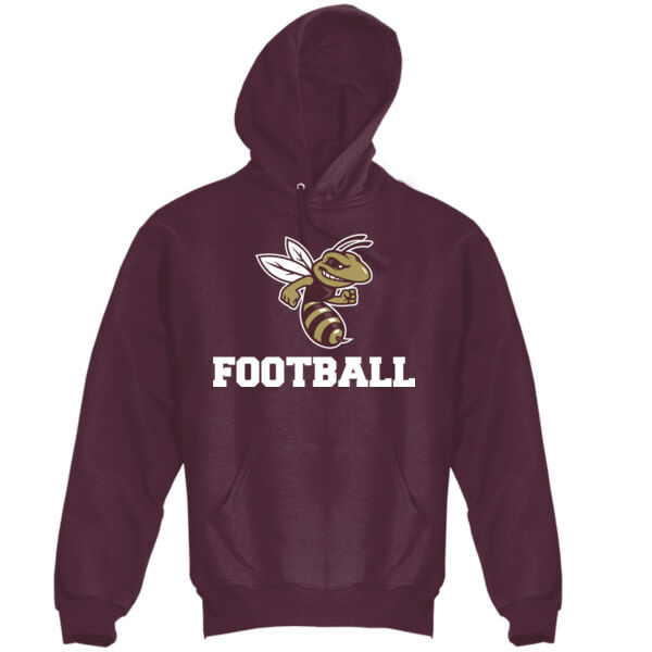 Football - Super Heavyweight Pullover Hooded Sweatshirt Thumbnail