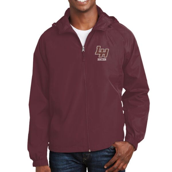 LH Soccer - Hooded Raglan Jacket Thumbnail