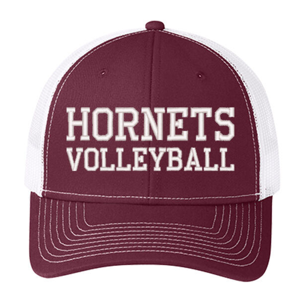 Volleyball Text - Snapback Trucker Cap Thumbnail