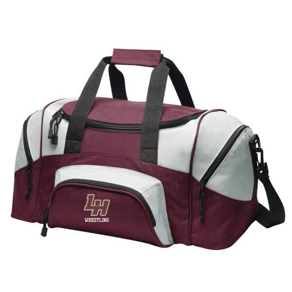 LH Wrestling - Small Colorblock Sport Duffel Thumbnail