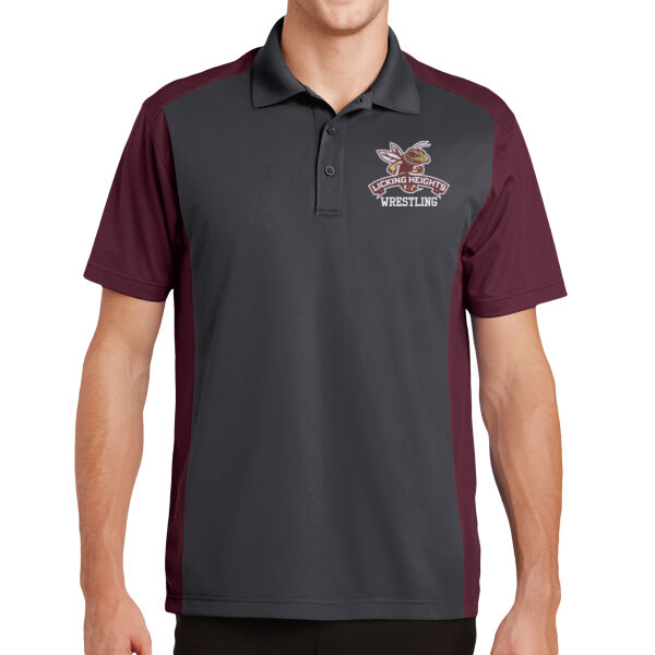 Licking Heights Wrestling - Colorblock Micropique Sport Wick ® Polo Thumbnail