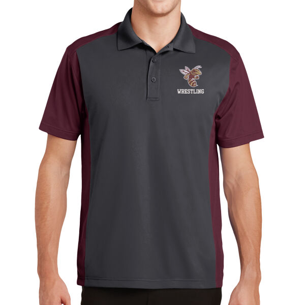 Hornet Wrestling - Colorblock Micropique Sport Wick ® Polo Thumbnail