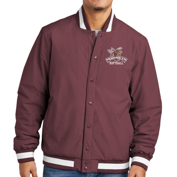 Hornets Softball - Insulated Varsity Jacket Thumbnail