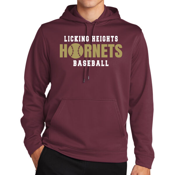 Hornets Baseball - Sport Wick ® Fleece Hooded Pullover Thumbnail