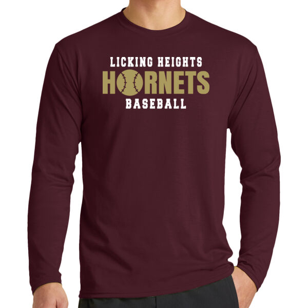 Hornets Baseball - Long Sleeve Performance Blend Tee Thumbnail