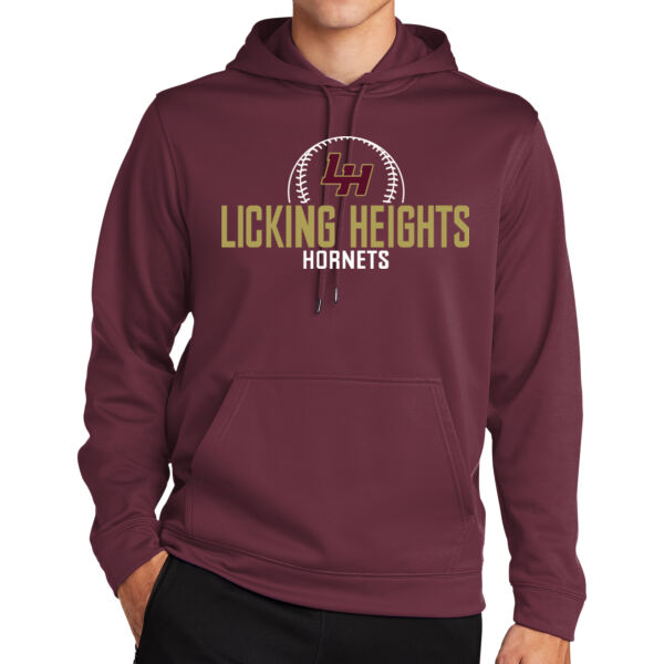 Heights Baseball - Sport Wick ® Fleece Hooded Pullover Thumbnail