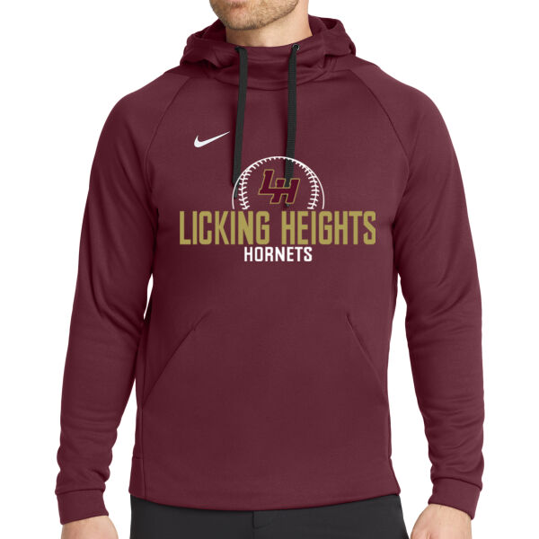 Heights Baseball - Nike Therma FIT Pullover Fleece Hoodie Thumbnail