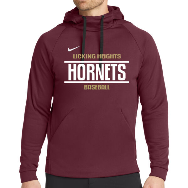 LH Hornets Baseball - Nike Therma FIT Pullover Fleece Hoodie Thumbnail