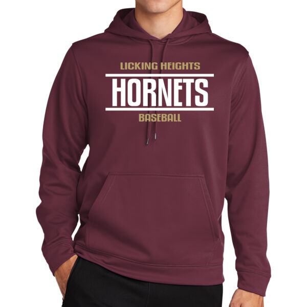 LH Hornets Baseball - Sport Wick ® Fleece Hooded Pullover Thumbnail