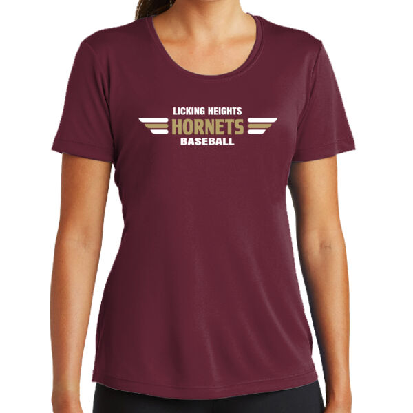 Hornets Baseball TG - Ladies 100% Poly T-Shirt Thumbnail