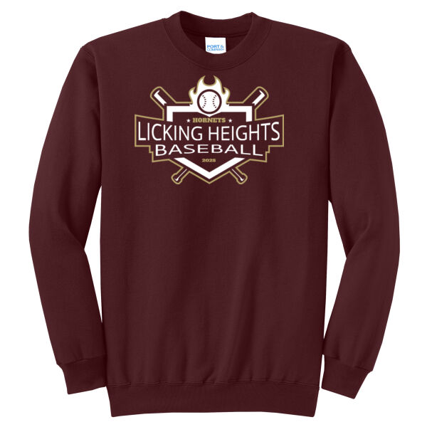 LH Baseball 2025 - Core Fleece Crewneck Sweatshirt Thumbnail