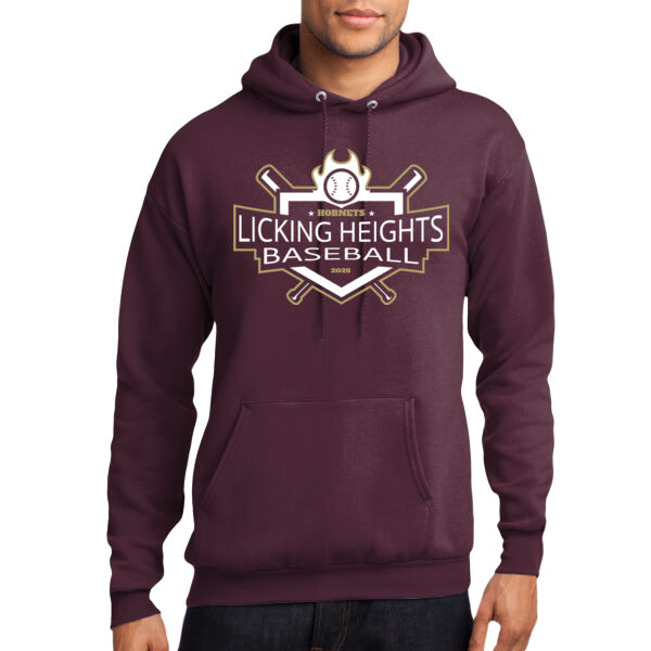 LH Baseball 2025 - Lightweight Core Fleece Pullover Hooded Sweatshirt Thumbnail