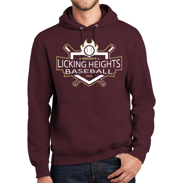 LH Baseball 2025 - Mediumweight Fleece Pullover Hooded Sweatshirt Thumbnail
