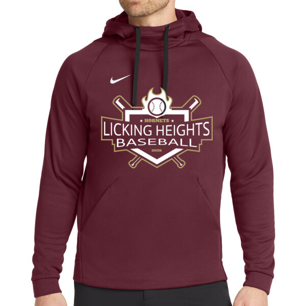 LH Baseball 2025 - Nike Therma FIT Pullover Fleece Hoodie Thumbnail