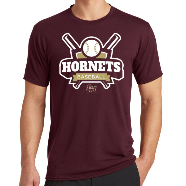 Hornets Baseball KO - 65/35 Performance Blend Tee Thumbnail