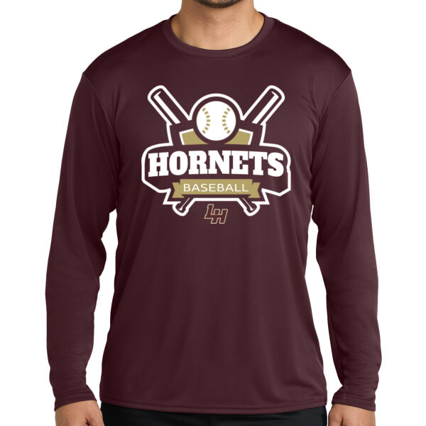 Hornets Baseball KO - Long Sleeve Performance Tee Thumbnail