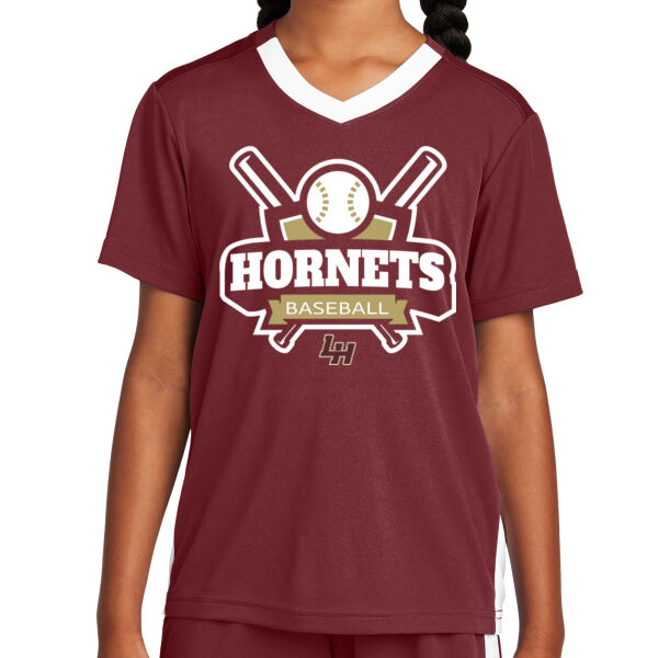 Hornets Baseball KO - Youth Competitor United V Neck Thumbnail