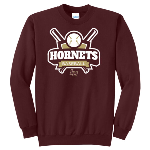 Hornets Baseball KO - Core Fleece Crewneck Sweatshirt Thumbnail