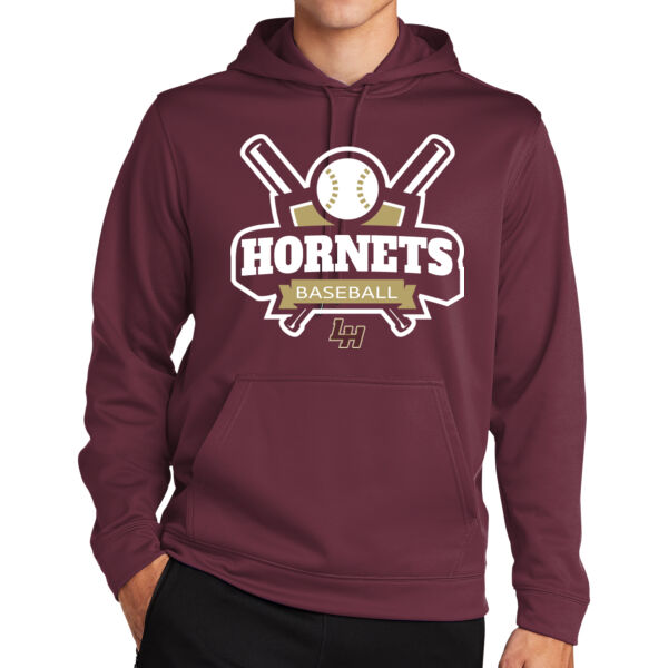Hornets Baseball KO - Sport Wick ® Fleece Hooded Pullover Thumbnail