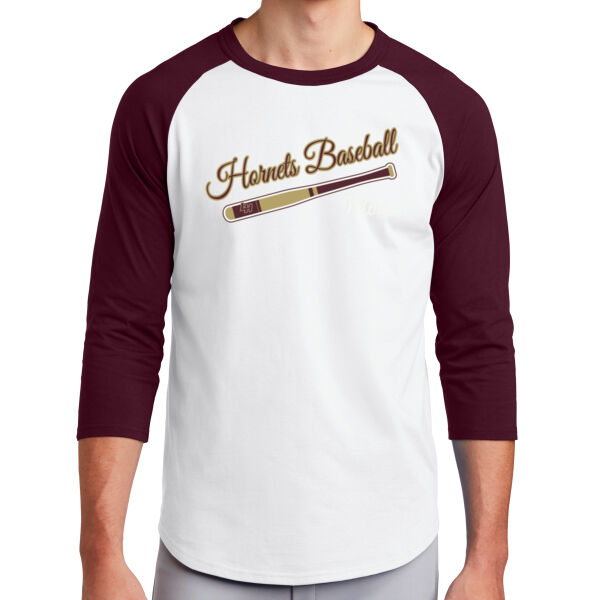 LH Baseball Mom - Colorblock Raglan Jersey Thumbnail