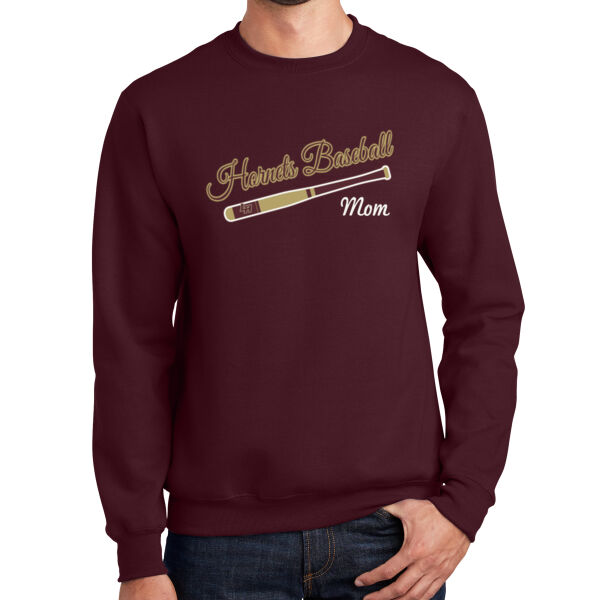 LH Baseball Mom - Essential Fleece Crewneck Sweatshirt Thumbnail