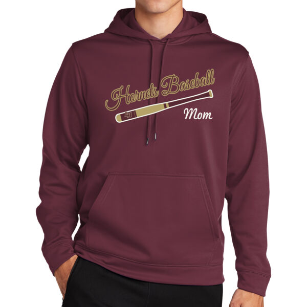 LH Baseball Mom - Sport Wick ® Fleece Hooded Pullover Thumbnail