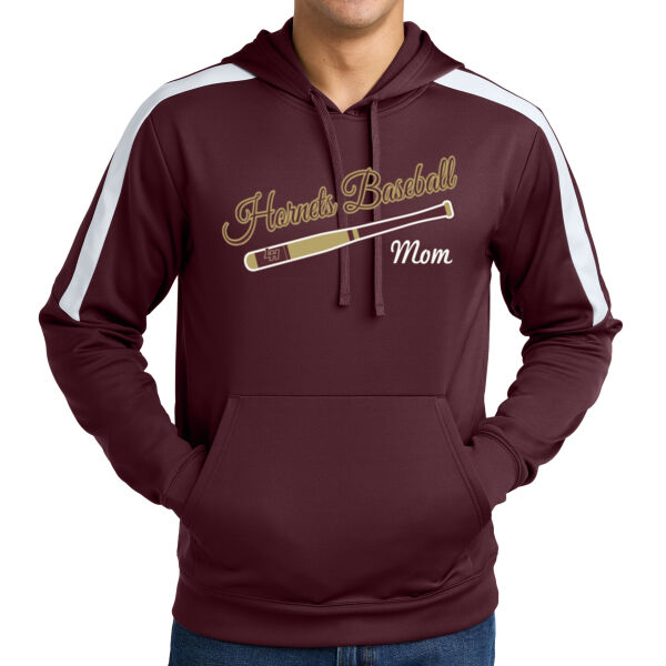 LH Baseball Mom - Sport Wick ® Fleece United Pullover Hoodie Thumbnail