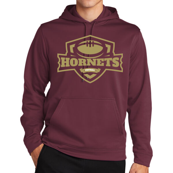 Hornets Football - Sport Wick ® Fleece Hooded Pullover Thumbnail