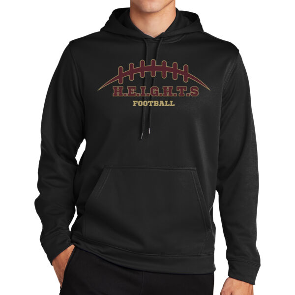 LH Football 25 - Sport Wick ® Fleece Hooded Pullover Thumbnail