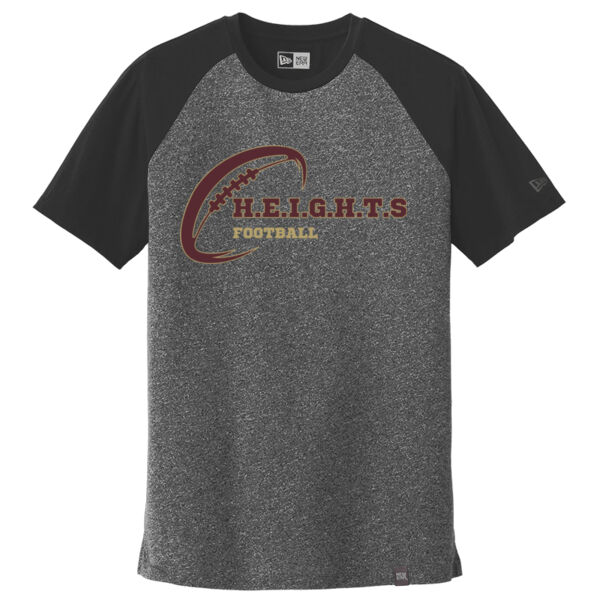 Heights Footabll - Heritage Blend Varsity Tee Thumbnail