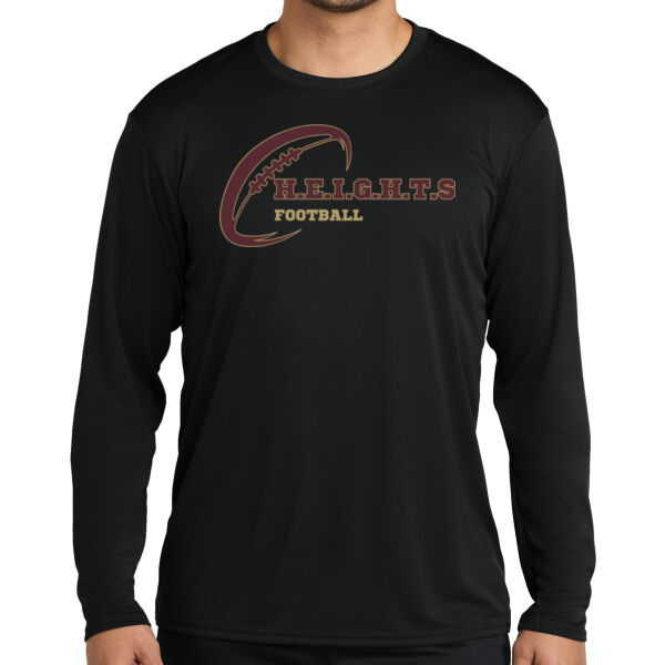 Heights Footabll - Long Sleeve Performance Tee Thumbnail